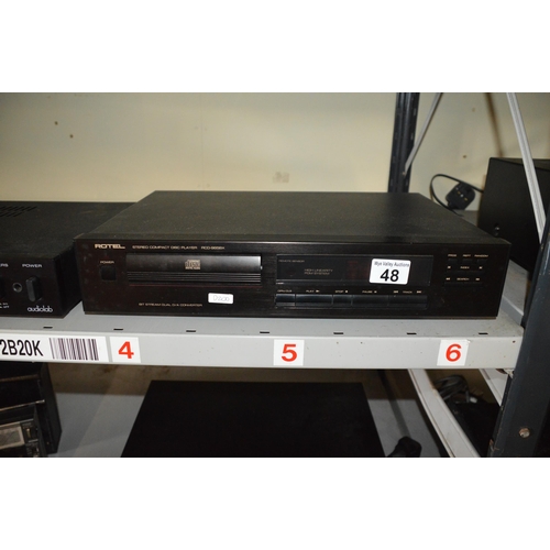 48 - rotel compact disc player