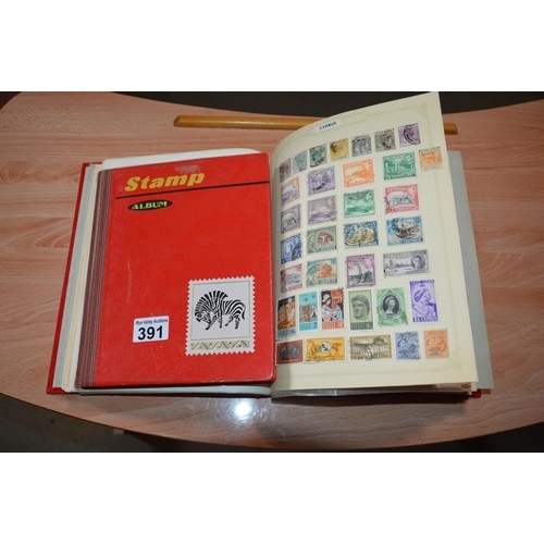 391 - 2 stamp albums