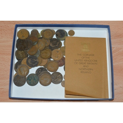 419 - tray of coins