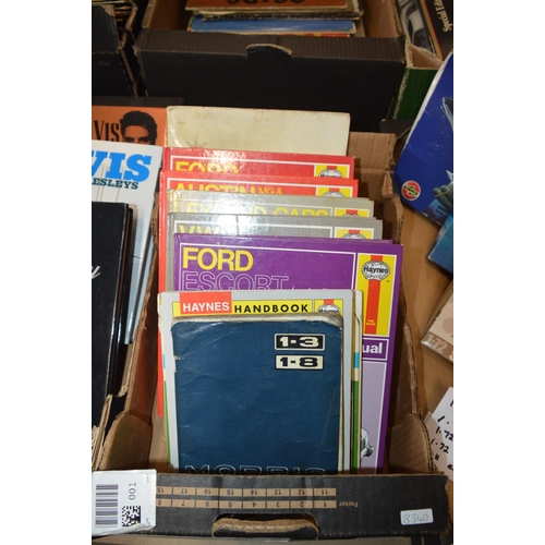 152 - box of car manuals