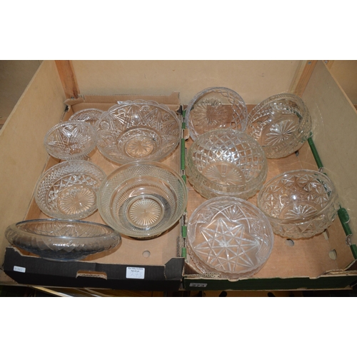 273 - 2 boxes of glass dishes