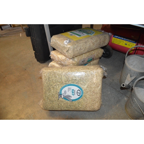 78 - 4 bags of hay