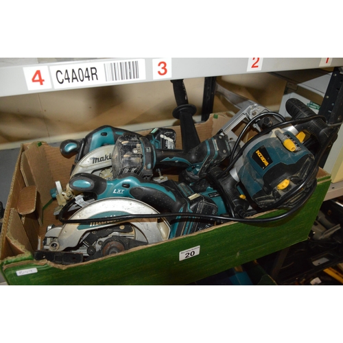 20 - box of power tools