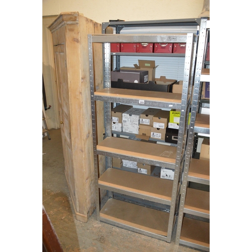 289 - shelf racking