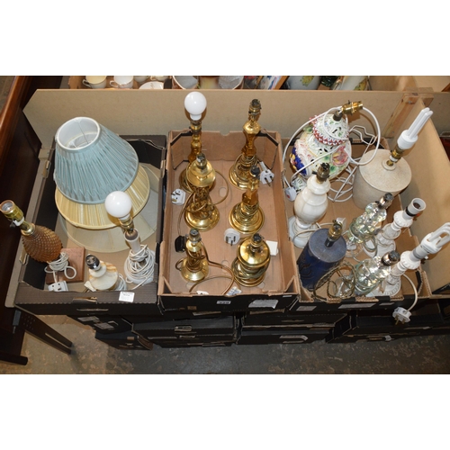 329 - 3 boxes of lamps