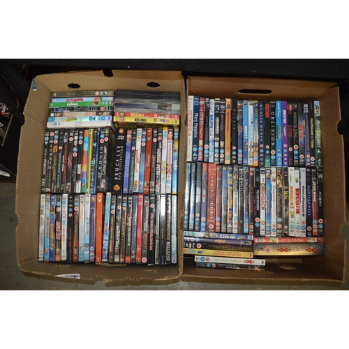 365 - 2 boxes of dvds