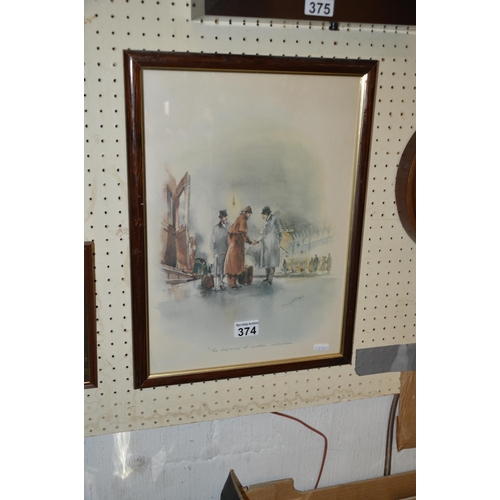 374 - framed picture