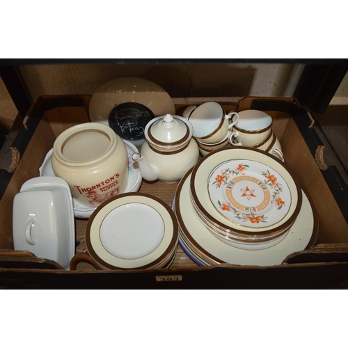 383 - box of china