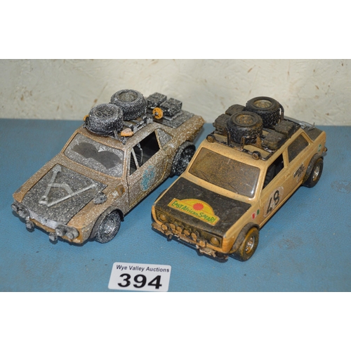 394 - 2 model cars