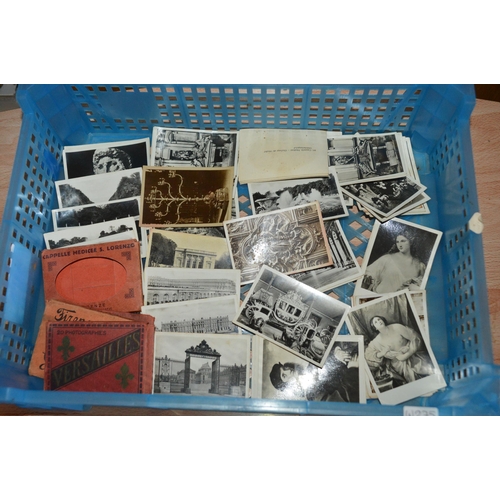 409 - crate of postcards