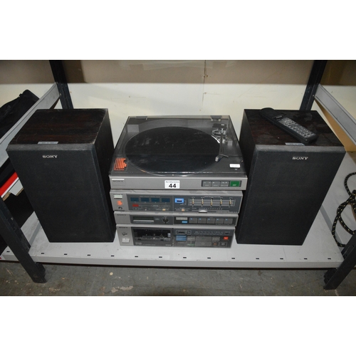 44 - sony hifi system