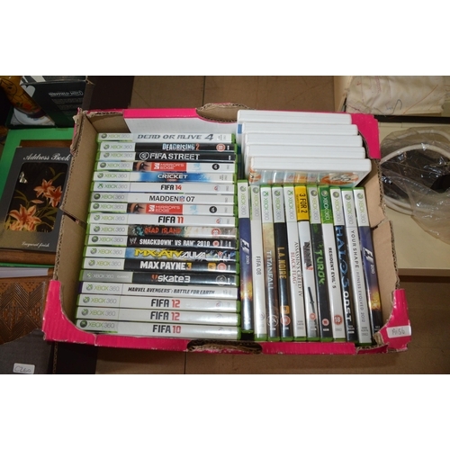 157 - box of xbox 360 games