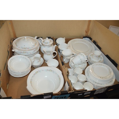 332 - large qty of Mayfair tea/dinner service, 2 boxes