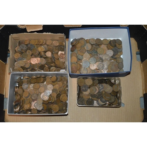 410 - 4 tubs of coins