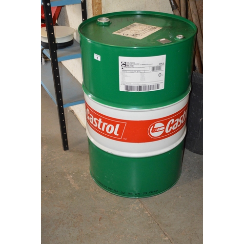 1 - castrol oil drum