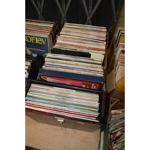 125 - 4 boxes of records