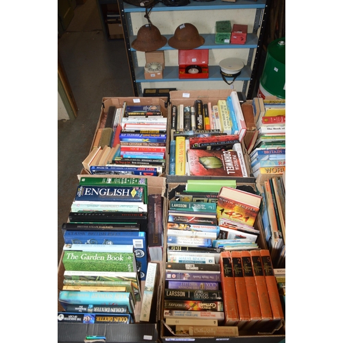 130 - 4 boxes of books