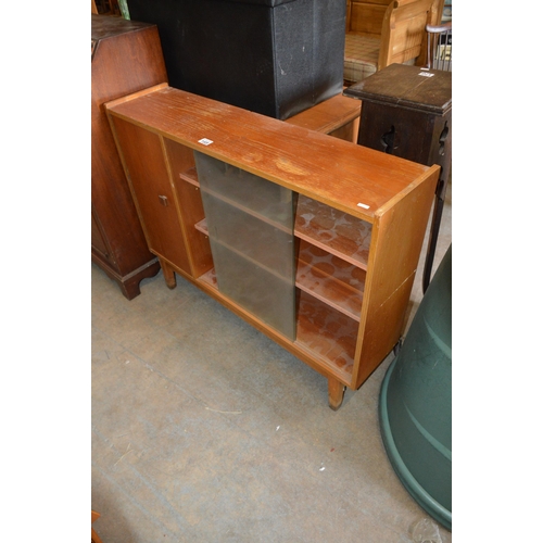 168 - glazed bookcase