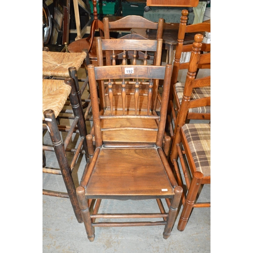 192 - 3 country chairs