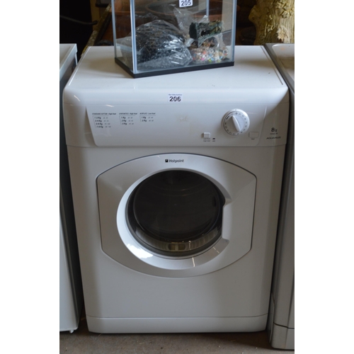 206 - hotpoint tumble dryer