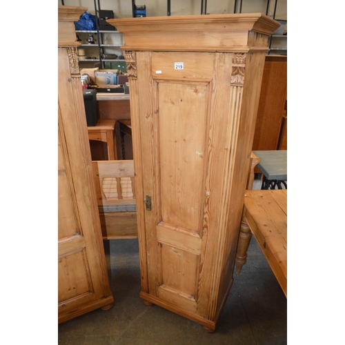 219 - pine cabinet