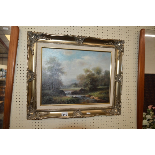 framed painting