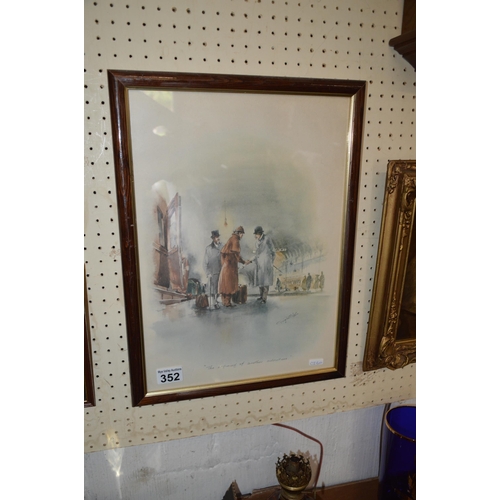 352 - framed picture