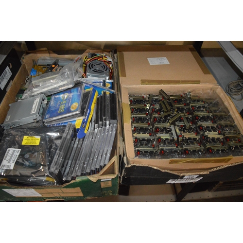 36 - 2 boxes of electrical items