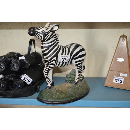 376 - zebra doorstop