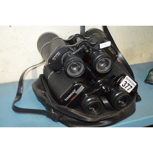 377 - 2 pairs of binoculars