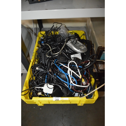 38 - box of electrial cables