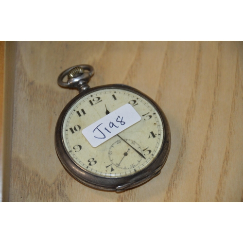 405 - silver cased pocket watch