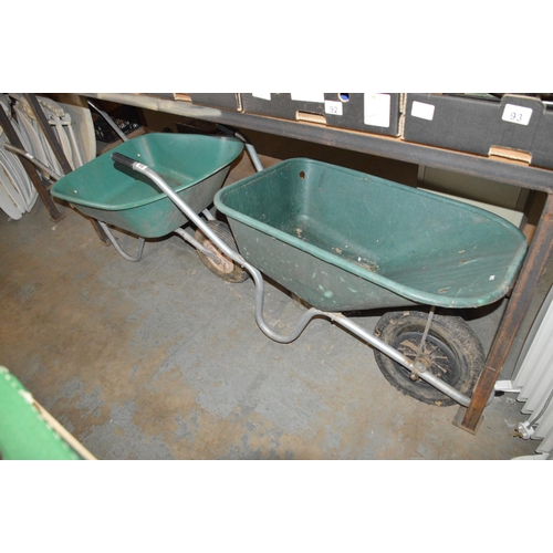 89 - 2 wheelbarrows