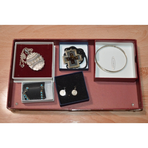 404 - assorted silver/925 jewellery