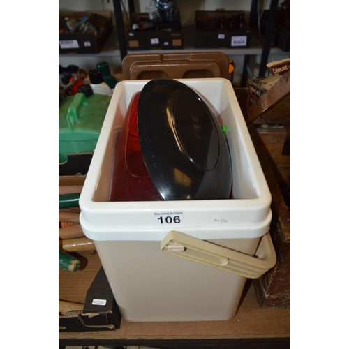 106 - cooler box & contents