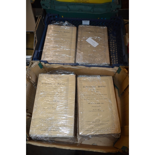 124 - 2 boxes of archaeological journals