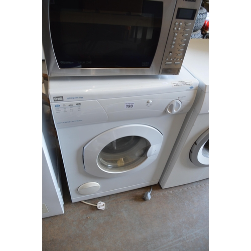 193 - creda tumble dryer