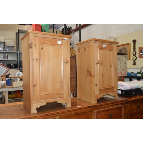 204 - pine bedside cabinets