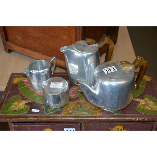 274 - Picquotware tea/coffee set