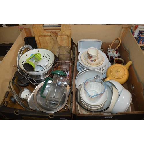 295 - 2 boxes of kitchenware