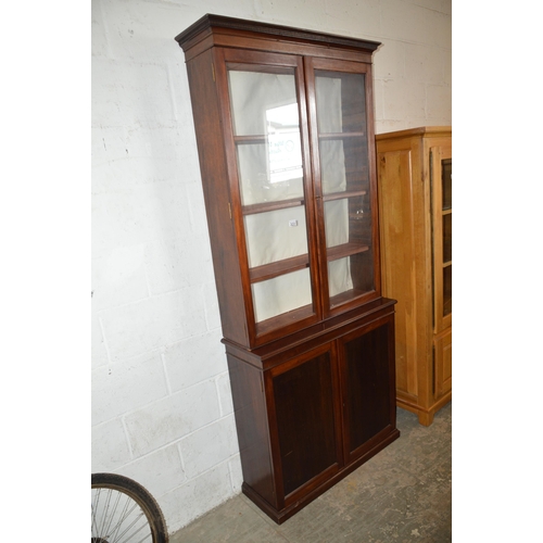 322 - glazed bookcase