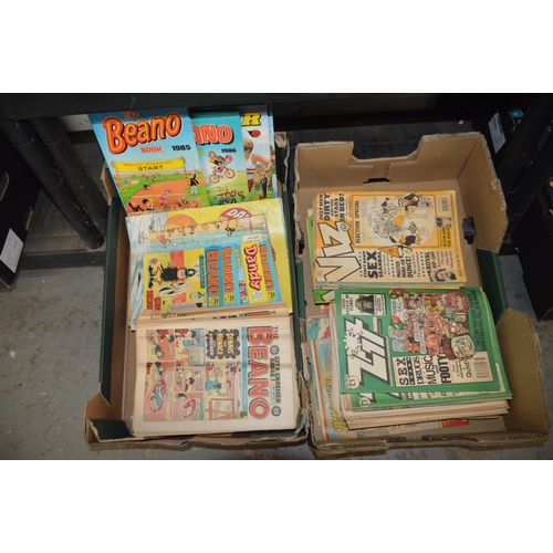 359 - 2 boxes of vintage comics