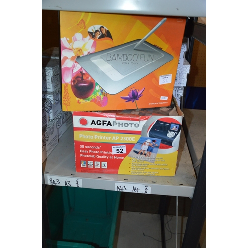 52 - photo printer & pen/touch pad