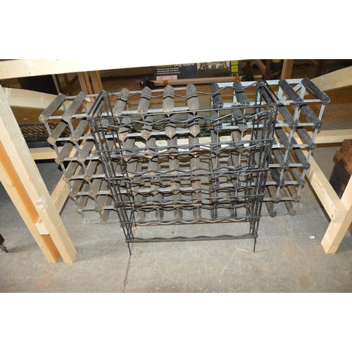 107 - 3 wine racks