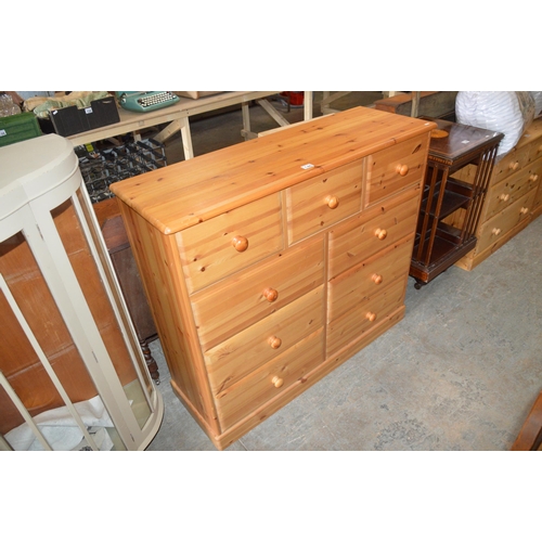 146 - pine chest of drawers