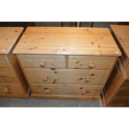 149 - pine chest of drawers