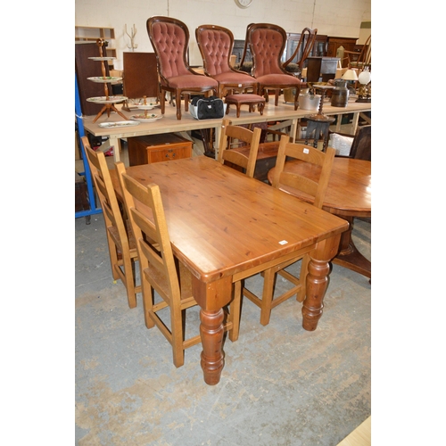 152 - pine dining table