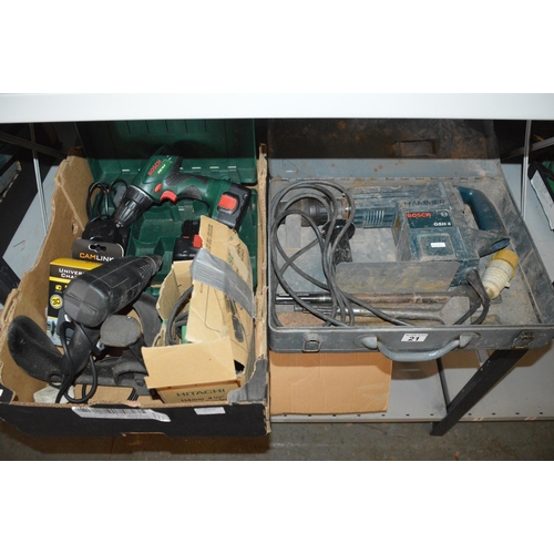 21 - qty of power tools, bosch etc.