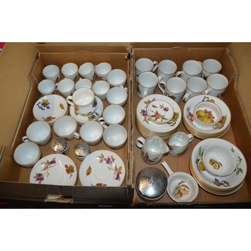 222 - 2 boxes of Royal Worcester china