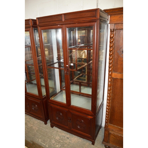 231 - glazed display cabinet (missing glass shelves)